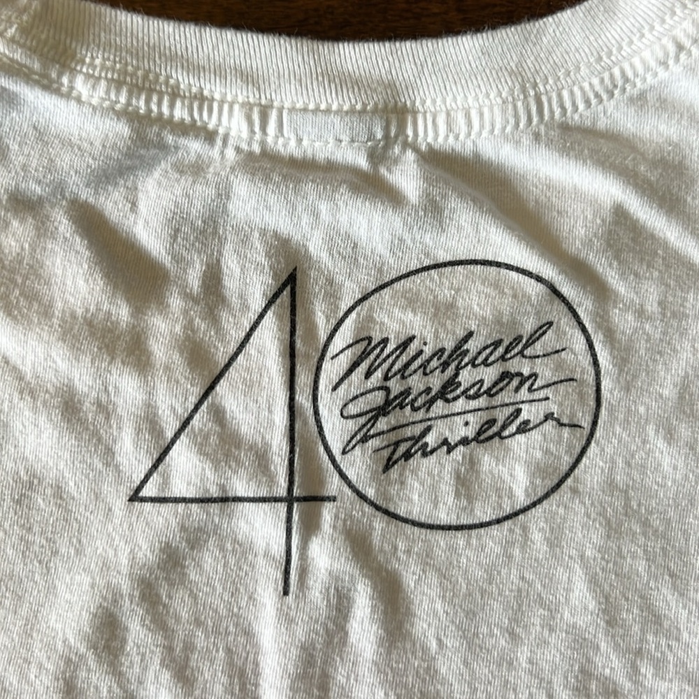 Men’s Michael Jackson Thriller 40 Tee Shirt - Picture 3 of 5
